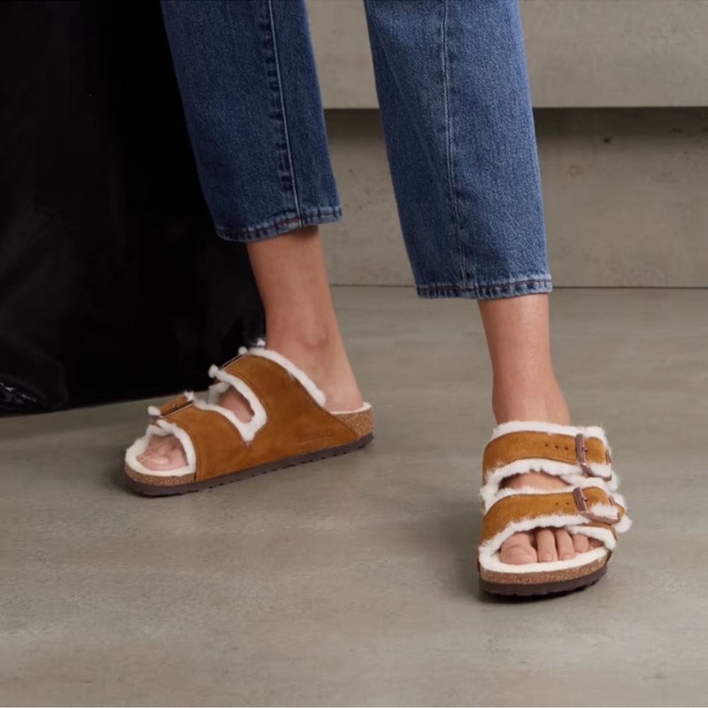 Birkenstock Arizona Fur Shearling Lined 41